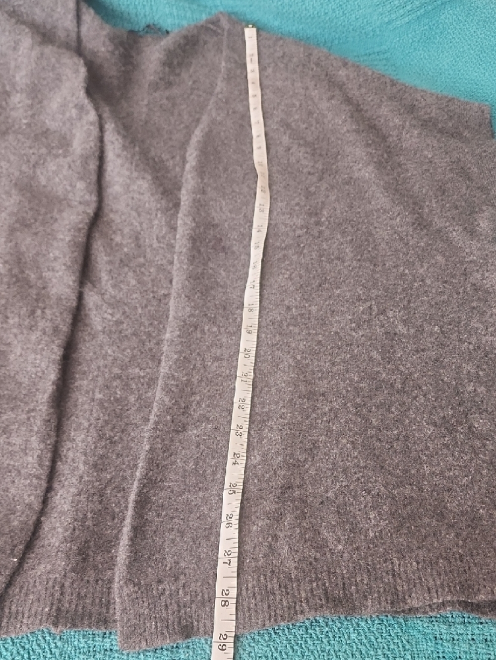 Lusso Dark Grey Open-Front Cashmere Cardigan - Picture 6 of 7